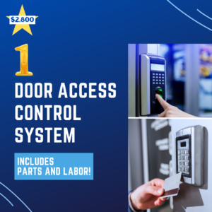 This method of physical security will manage and protect the exits and entrances of your building. Authorized people can only access certain units by using a key fob, key card, fingerprint or by using their mobile device with passwords. 
