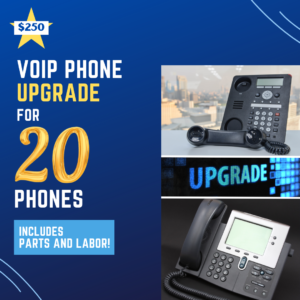 Voice over Internet Protocol (VoIP) phones run over an internet-based system - not telephone lines. You can save up to 50% on your traditional carrier's system by making the switch today!